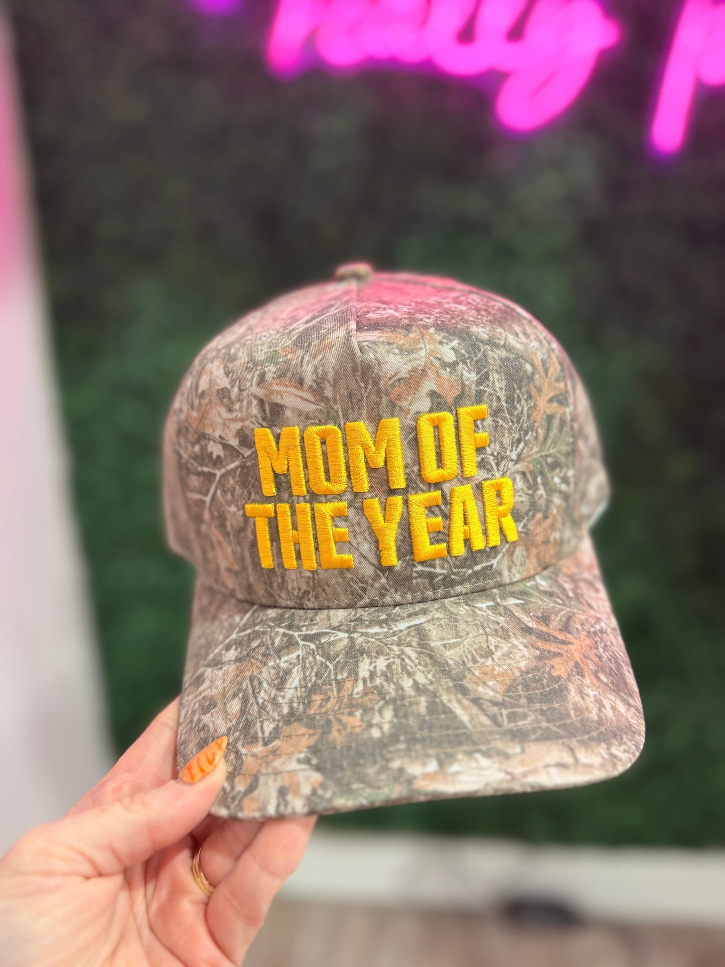 Mom of The Year Camo Hat (RESTOCK)
