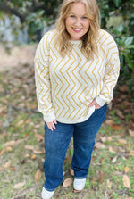 Julie Chevron Sweater