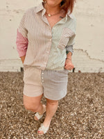 Kaci Striped Set