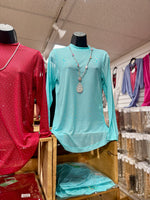Emerson Rhinestone Mesh Top