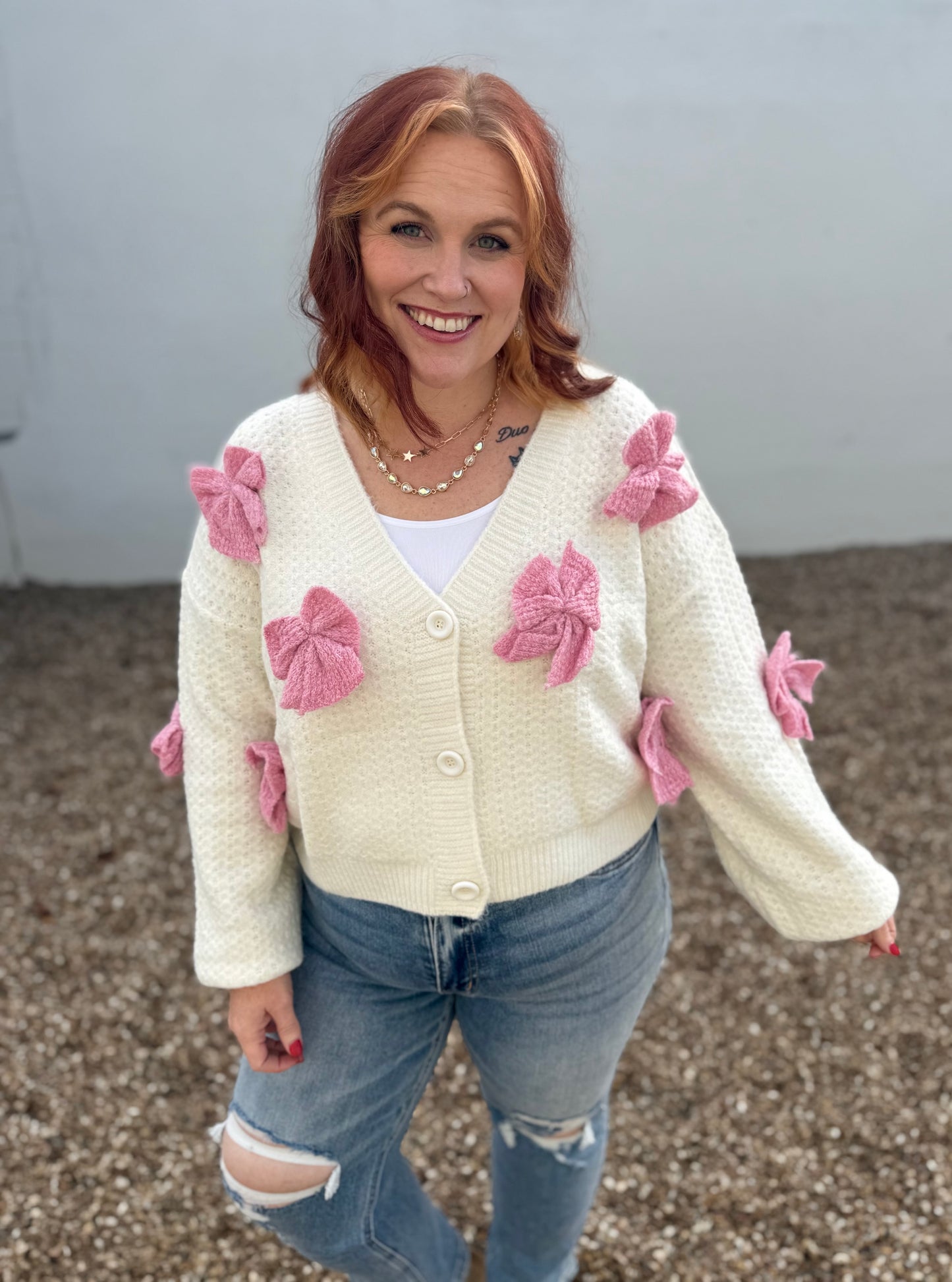 Amy Bow Cardigan