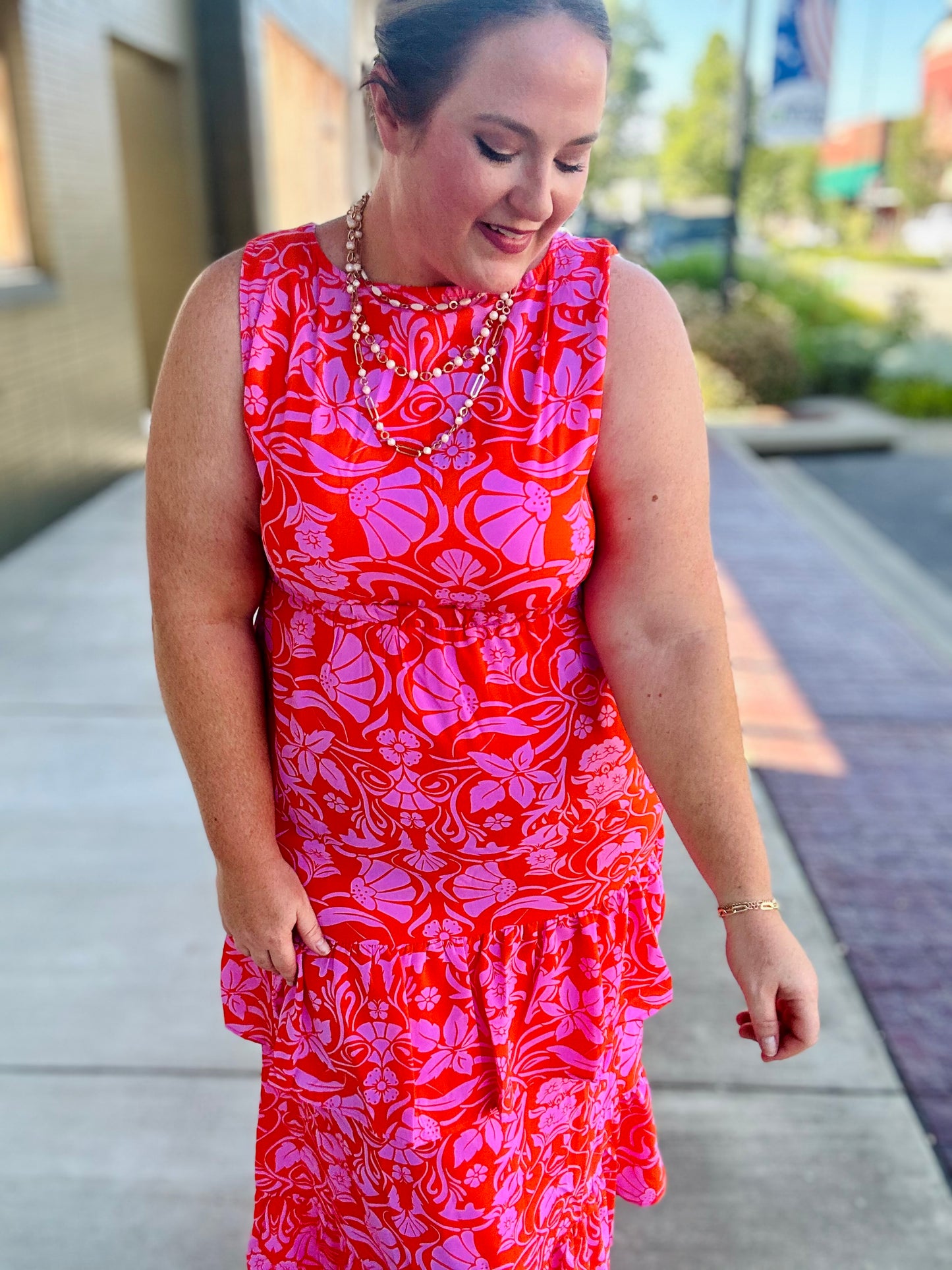 Rachael Tropical Dress (Reversible)