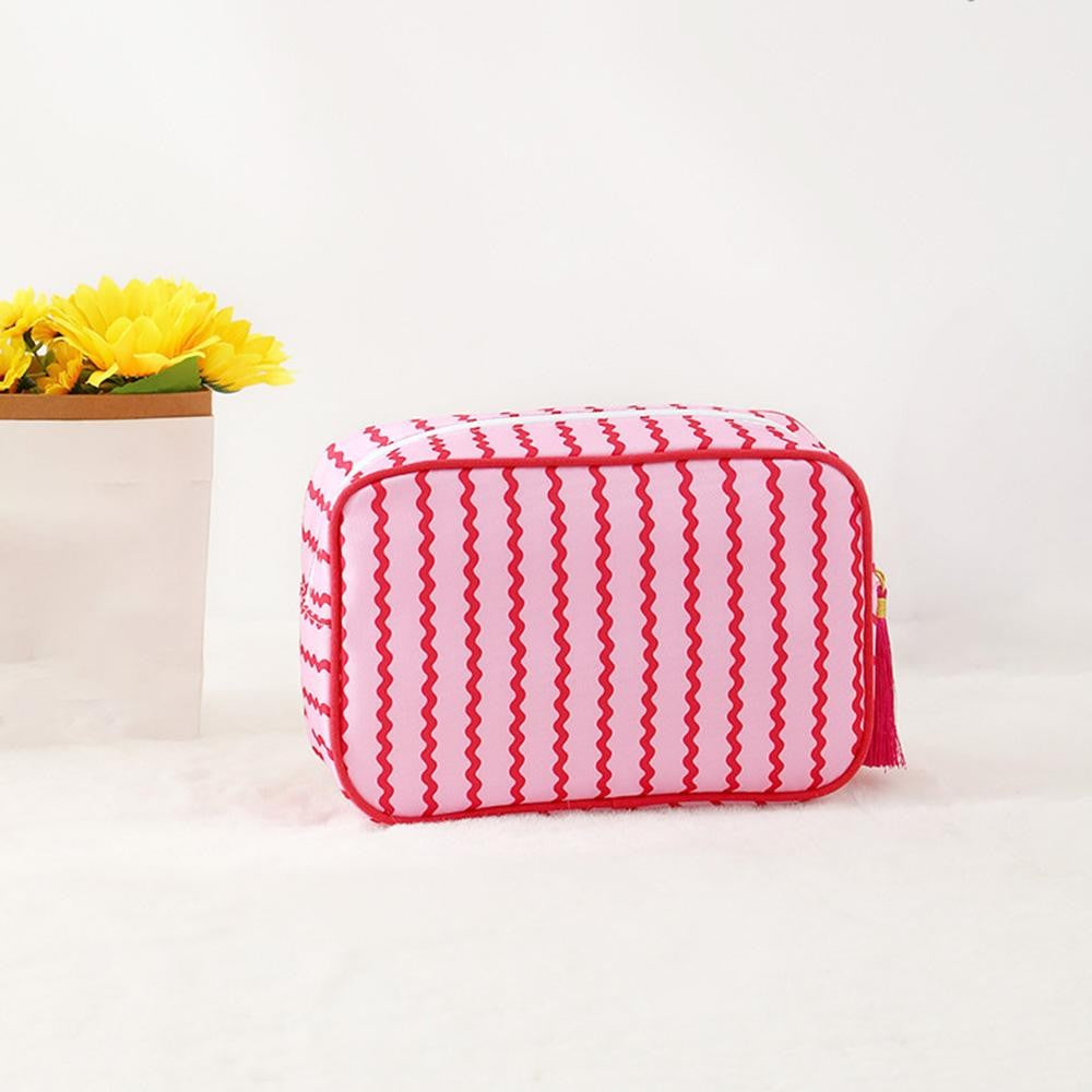 Mindy Curved Stripe Pouch