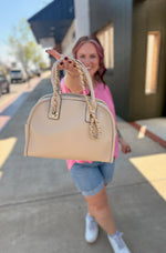 Beth Chain Strap Dome Satchel