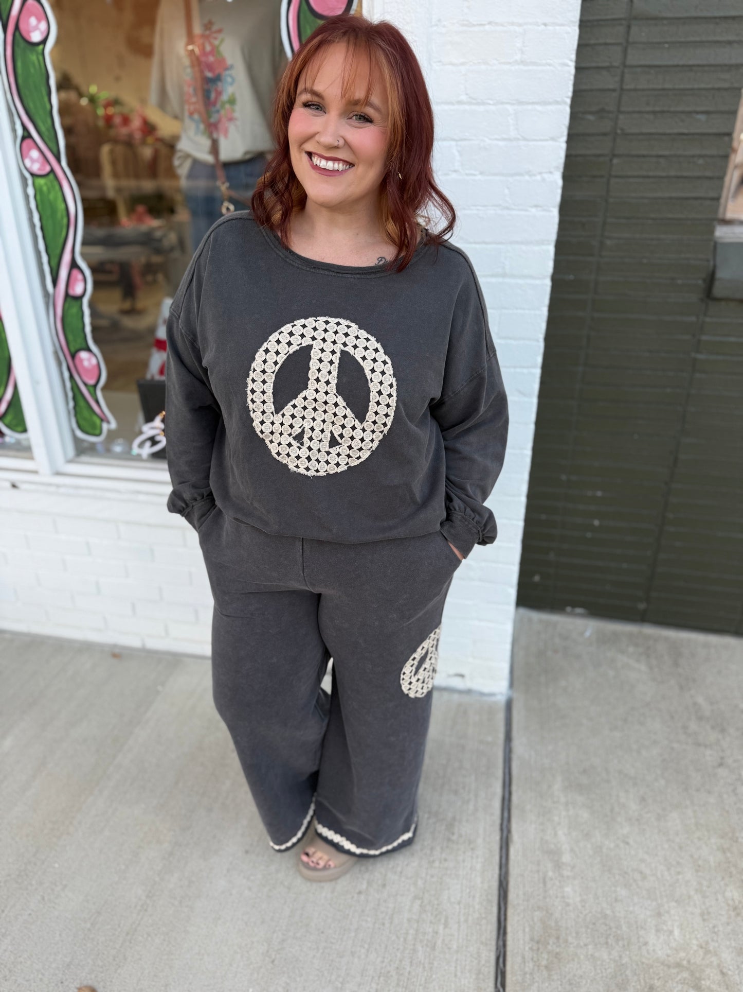 Penny Peace Sign Top