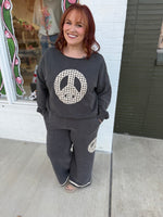 Penny Peace Sign Top