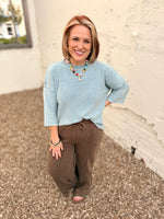 Lindsey Boxy Knit Top