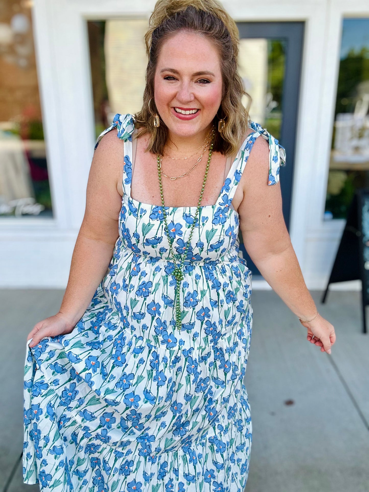Peggy Sue Floral Dress