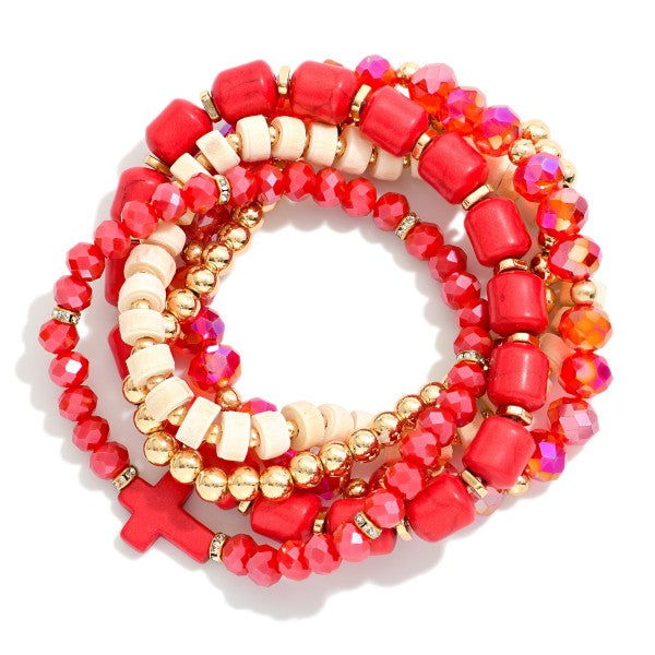 Cross Stretch Bracelet Set