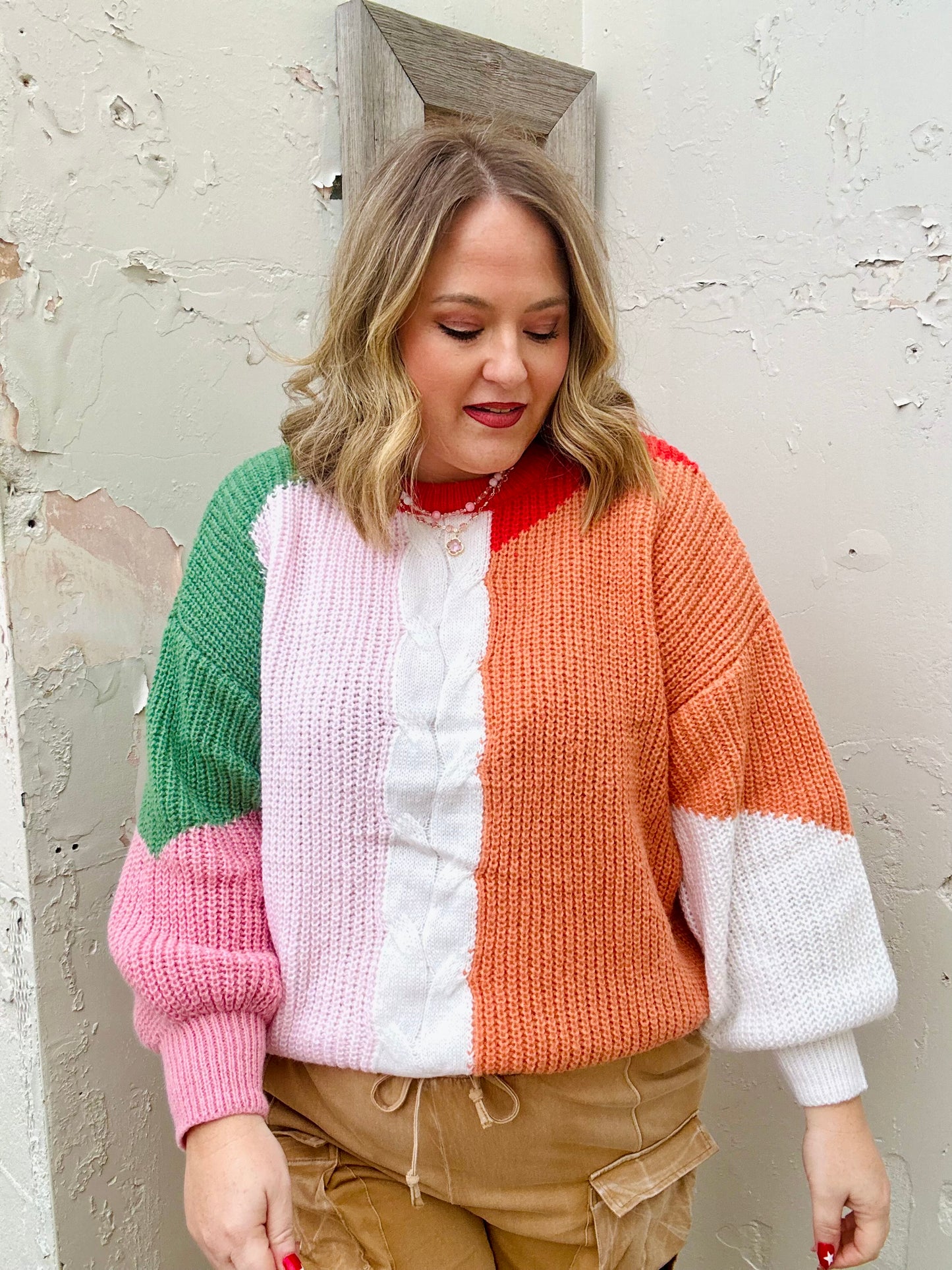 Jamie ColorBlock Sweater