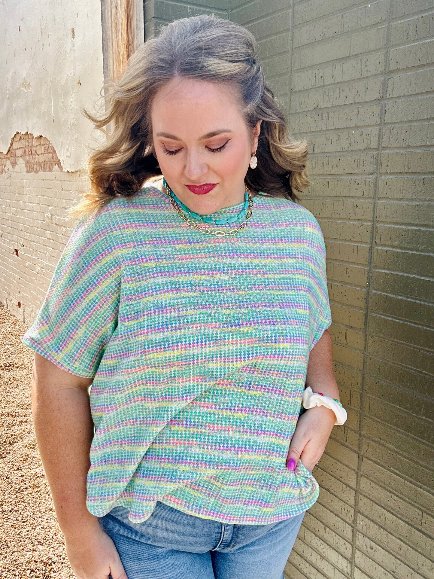 Molly Multicolor Striped Top