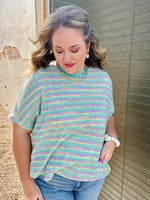 Molly Multicolor Striped Top
