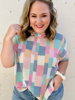 Miranda Geometric Patchwork Top