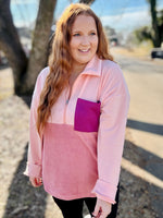 Sailor Color Block Fleece Pullover