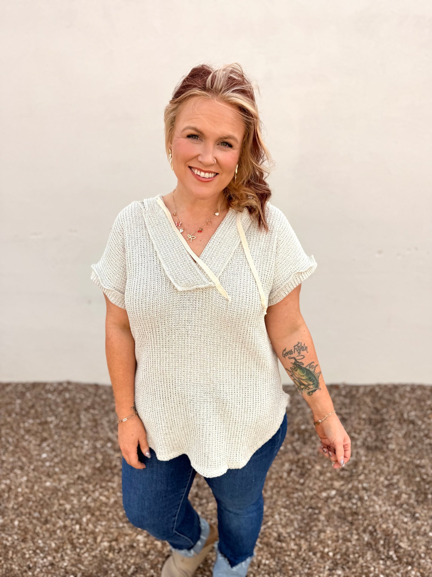 Lara Sleeveless Hooded Top