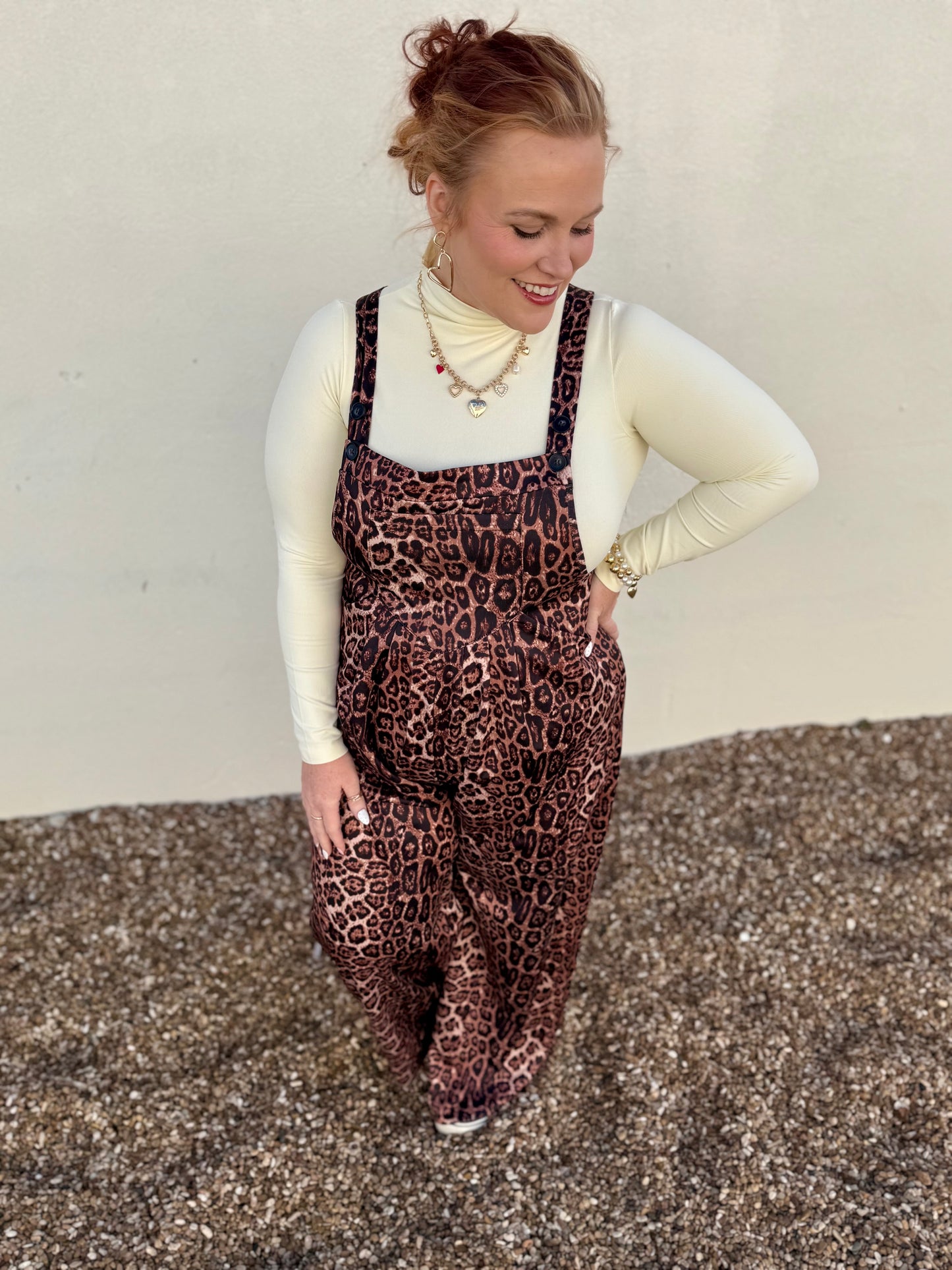 Jessica Leopard Jumpsuit