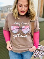 Long Live Girlhood Tee on Comfort Colors
