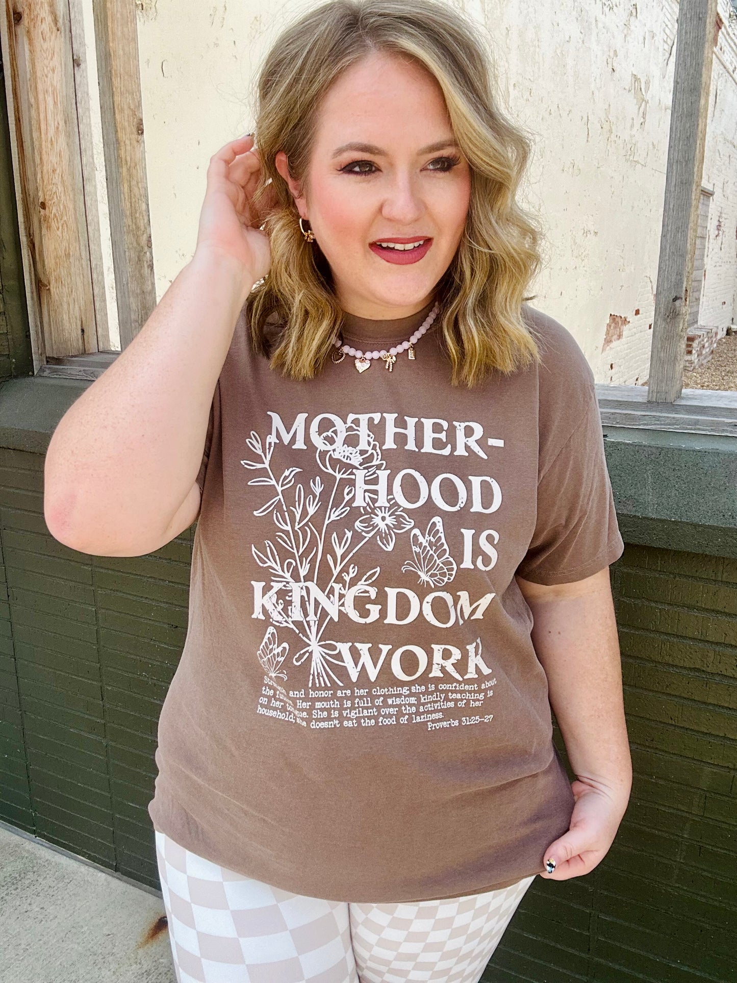 Motherhood is Kingdom Work Tee