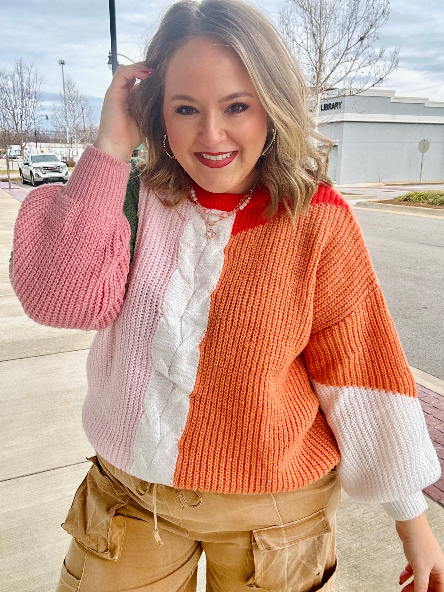 Jamie ColorBlock Sweater