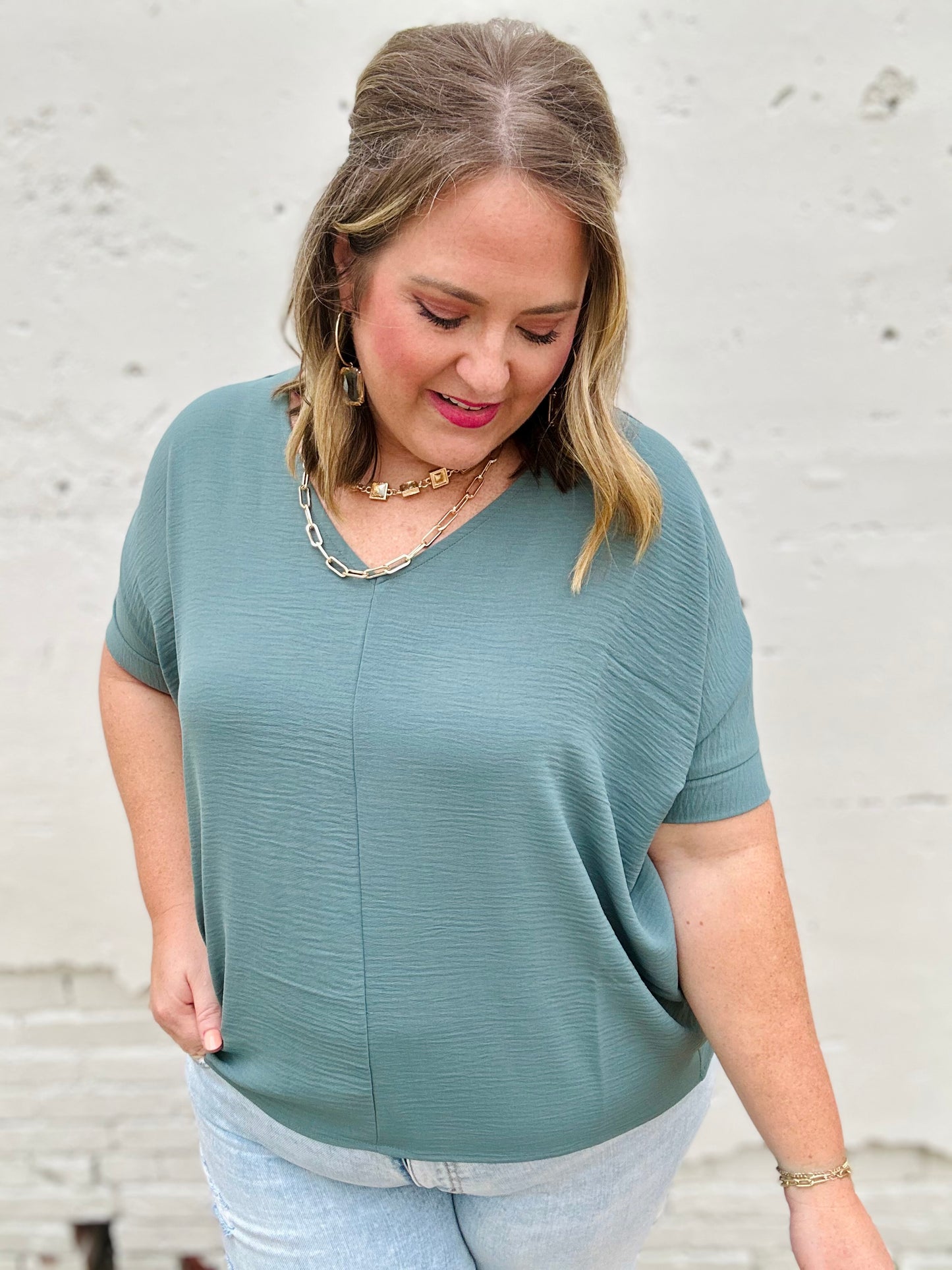 Regina Woven Top (Multiple Colors)