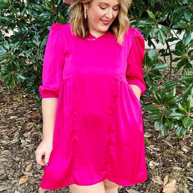 Faith Viva La Pink Casual Dress