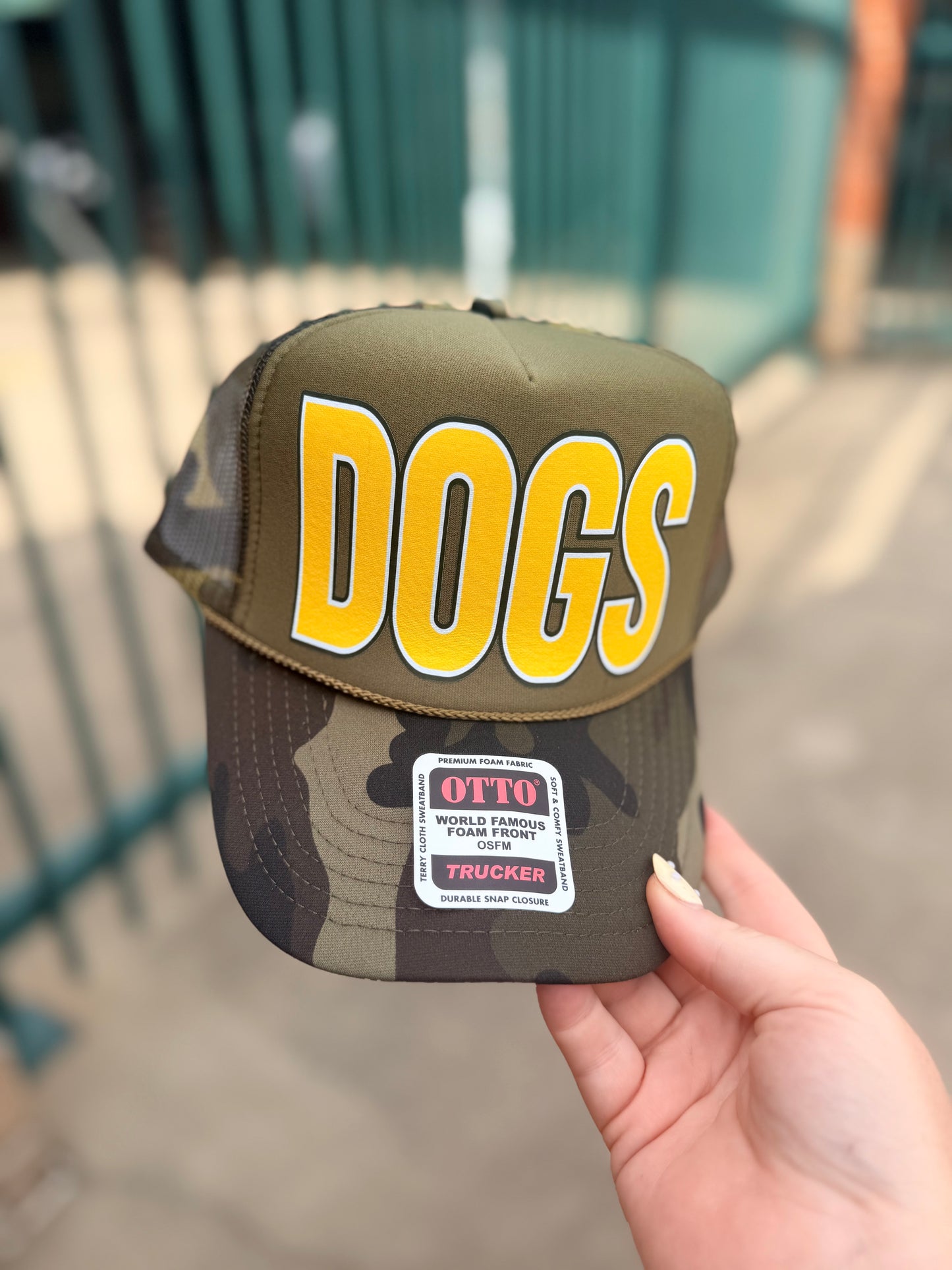 Large Varsity Hat on Camo