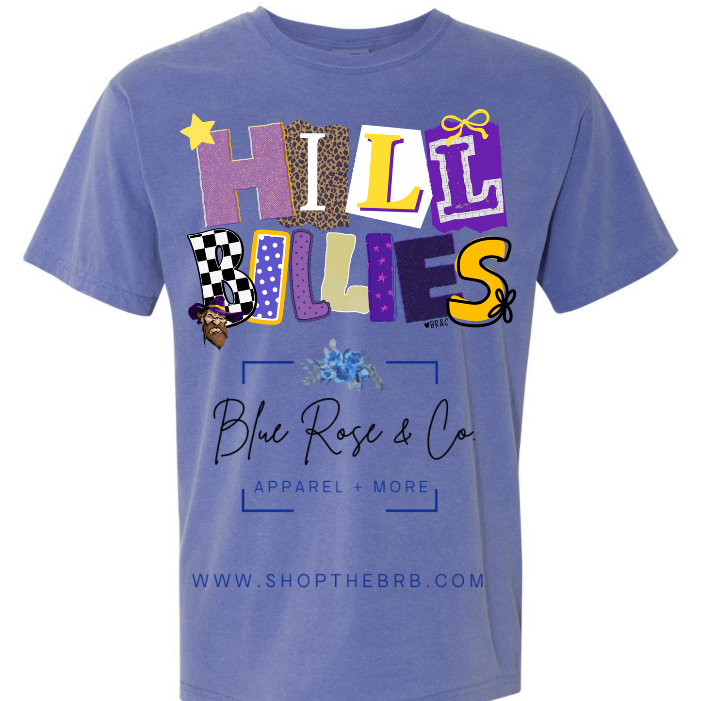 Mixed Print School Spirit Tee