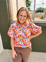 Mina Floral Top