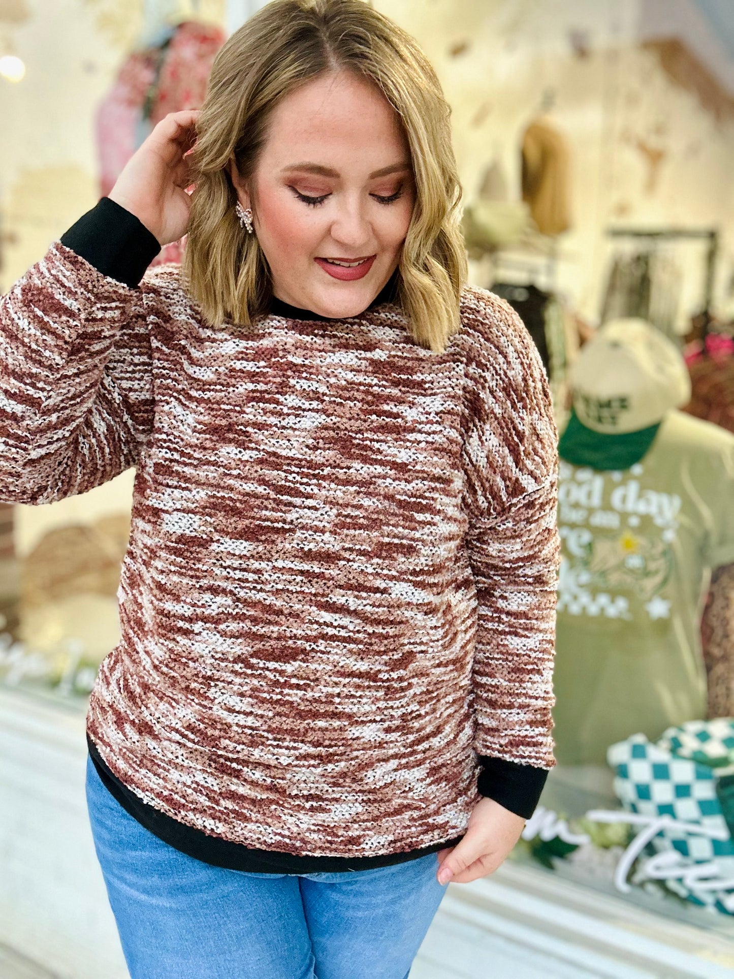 Kennedy Long Sleeve Knit Sweater