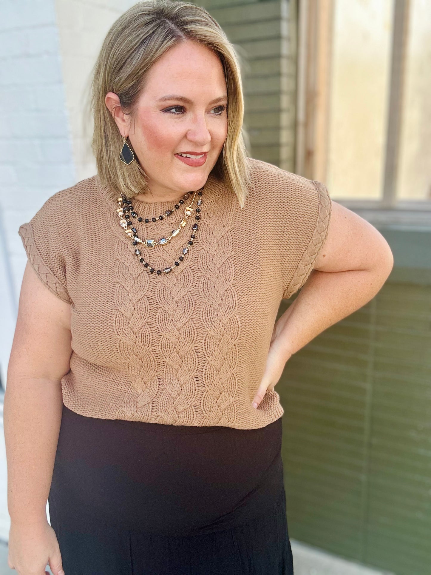 Cambri Cable Knit Sweater
