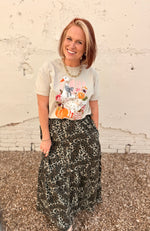 Stephanie Animal Print Skirt