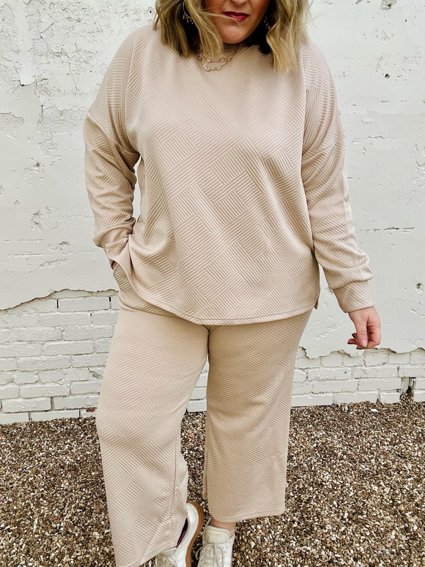 Bonnie Textured Matching Set