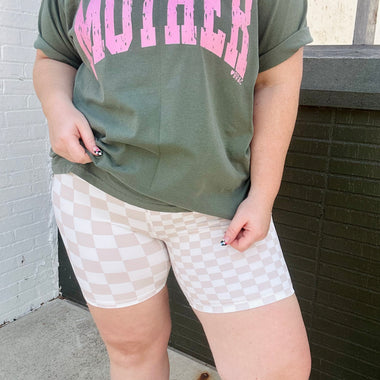 Checkered Dreams Biker Shorts (RESTOCK)
