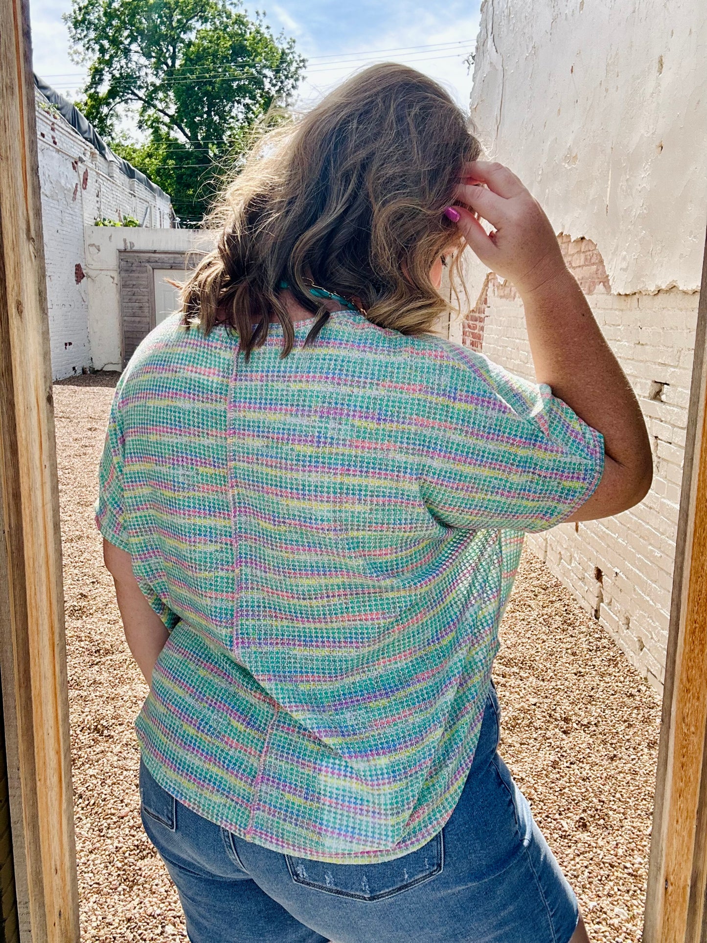 Molly Multicolor Striped Top