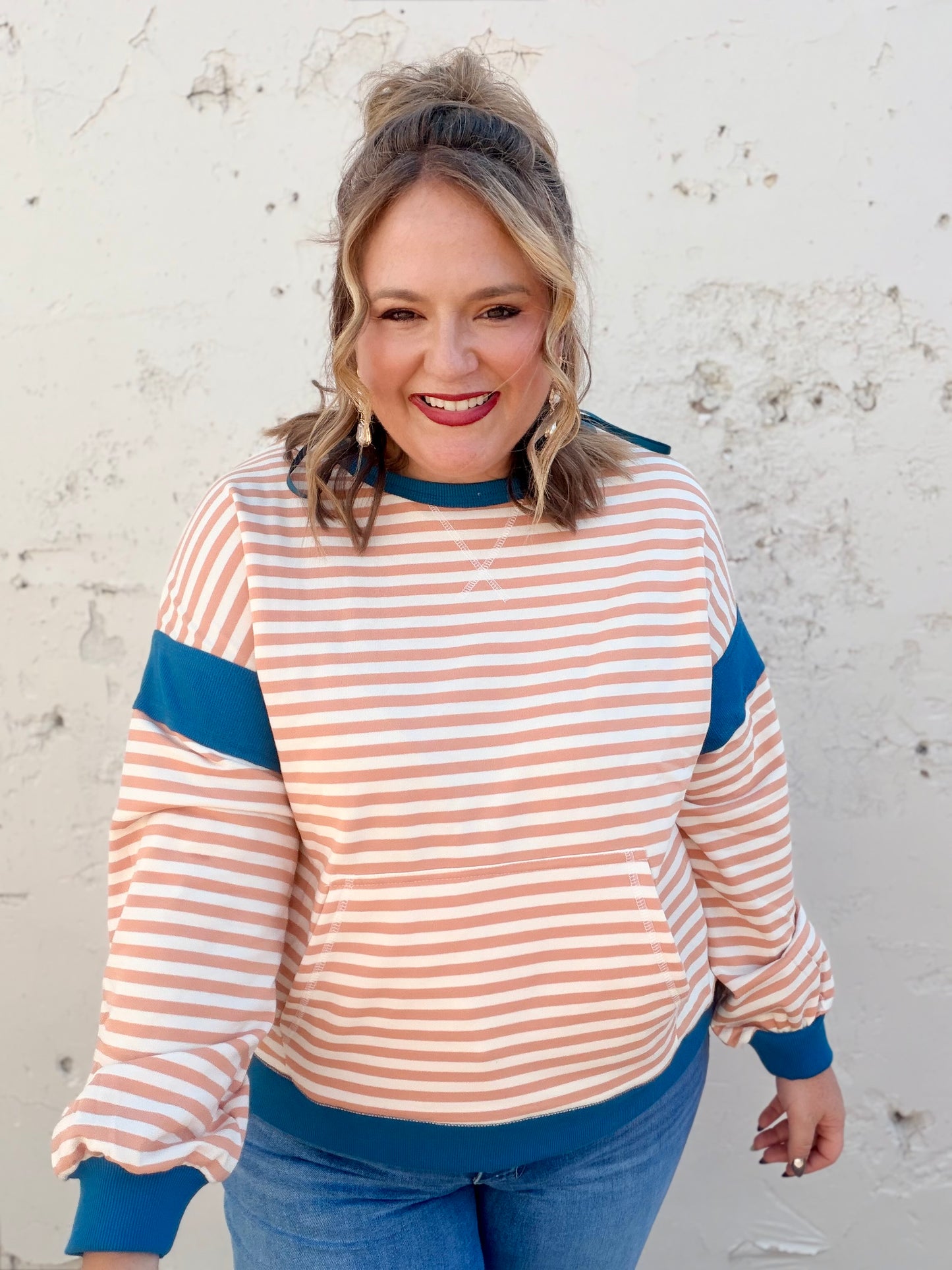 Rachael ColorBlock Striped Top