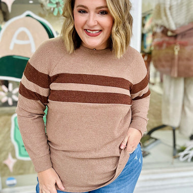 Marie Striped Long Sleeve Top