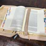 More Than Able Color Block Leather Bible Cover