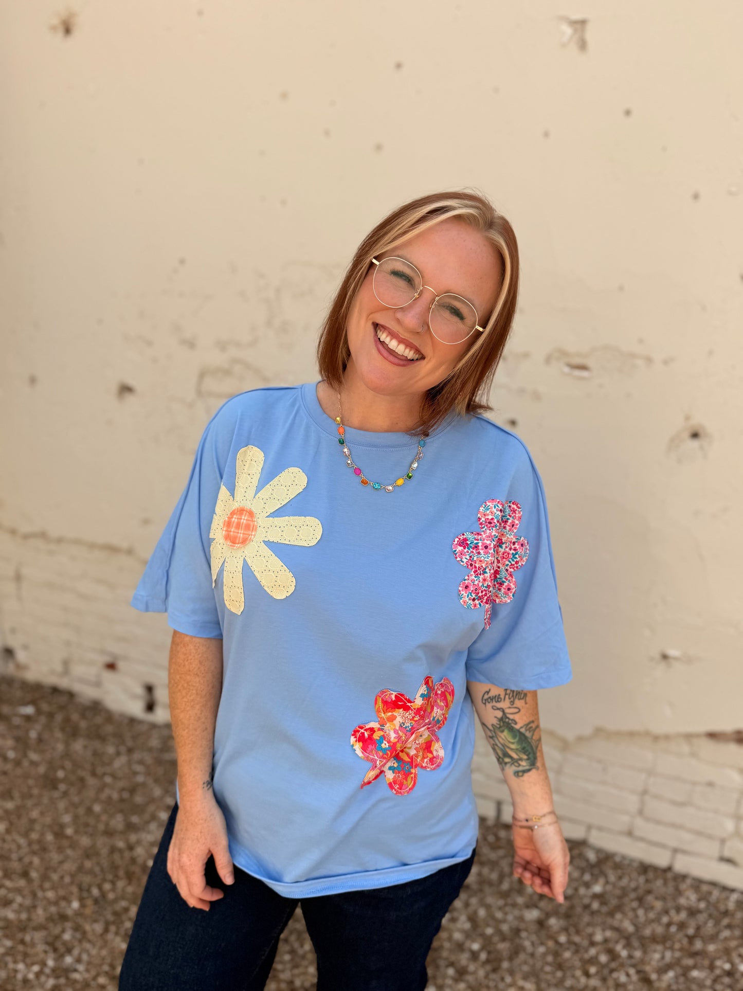 Daisy Patchwork Top