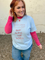 God Bless the Girls Tee on Comfort Colors