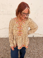 Lana Animal Print Top