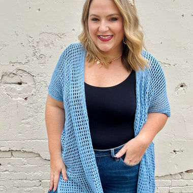 Polly Open Knit Cardi
