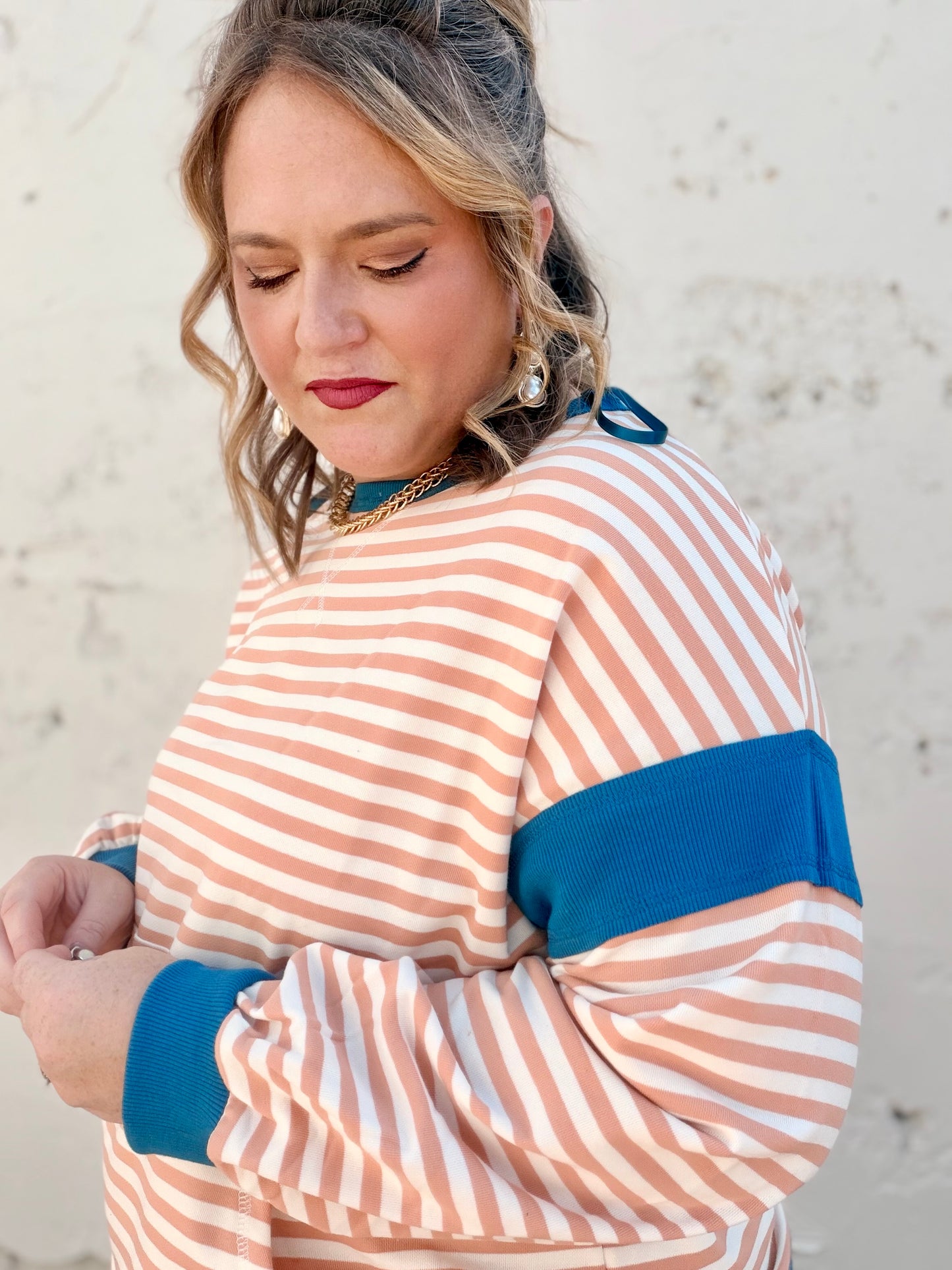 Rachael ColorBlock Striped Top