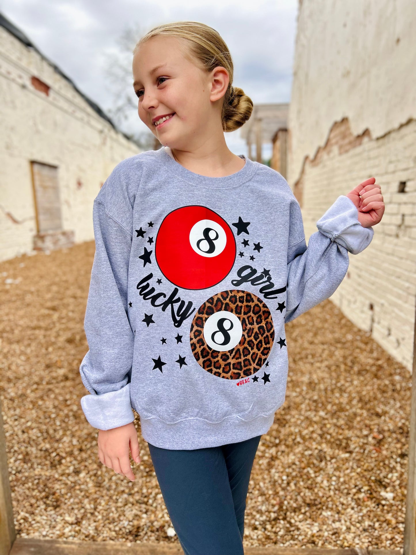 Lucky Girl 8 Ball Sweatshirt