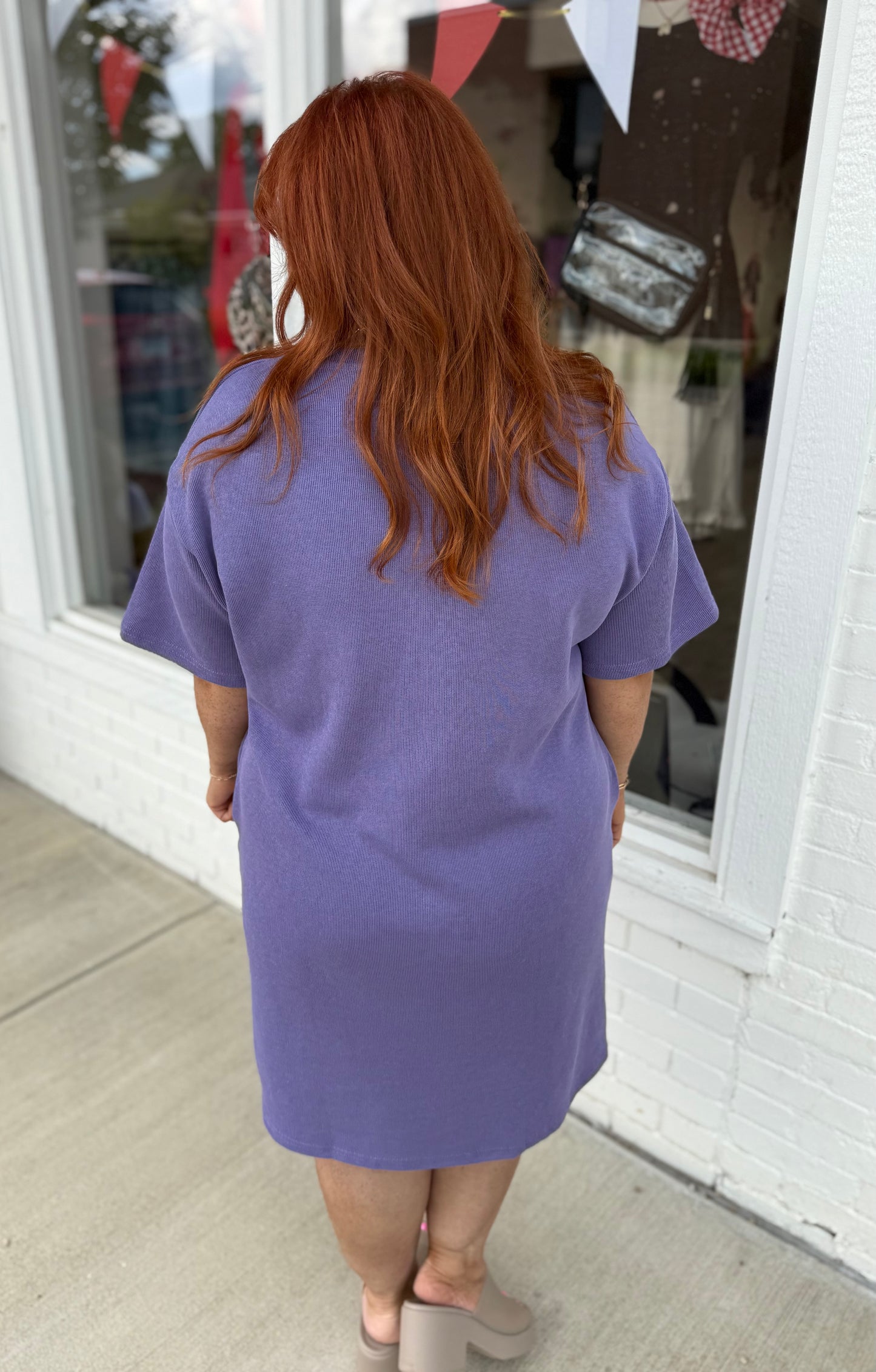Lakyn Purple Woven Dress