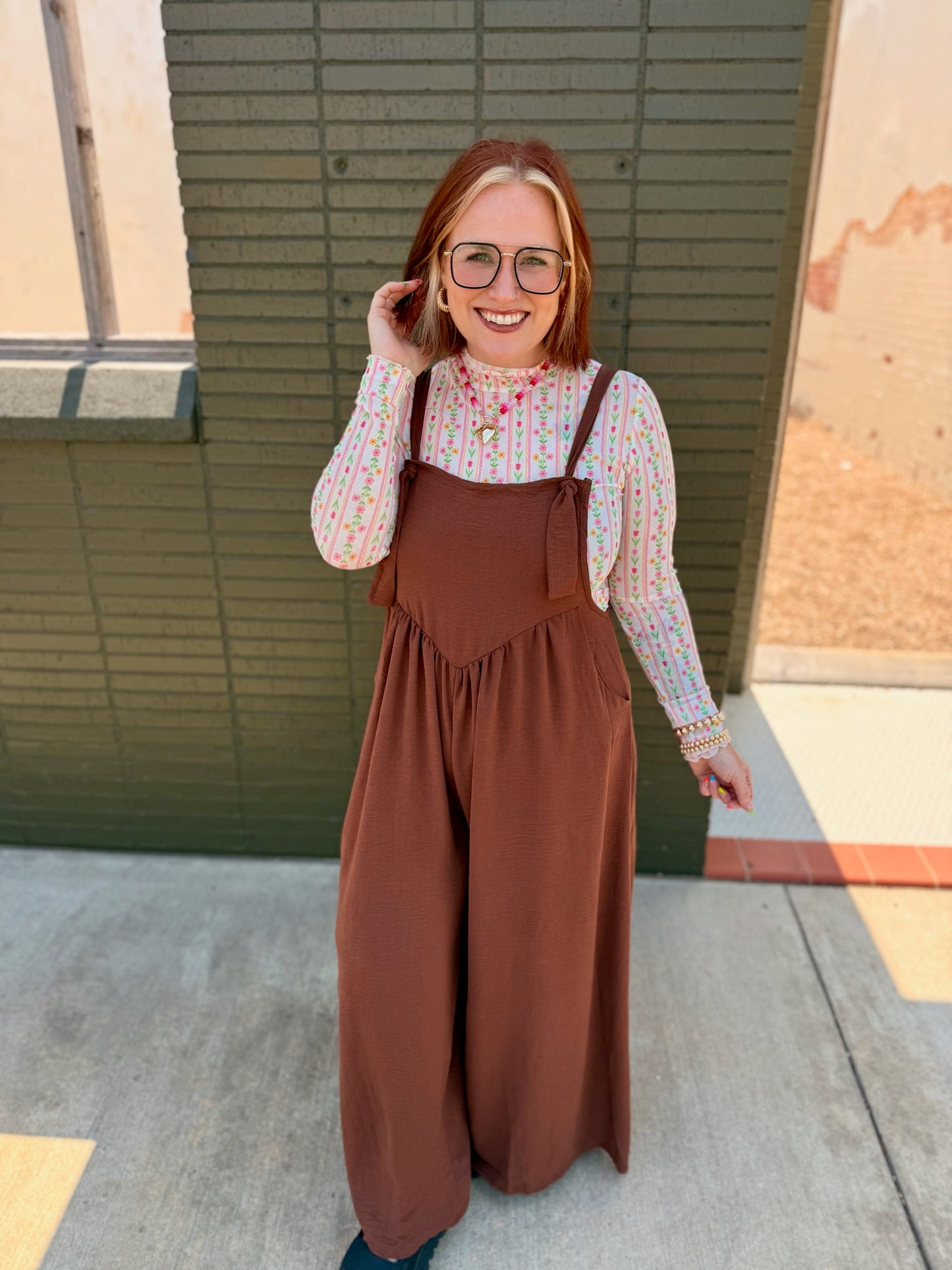 Amanda Wide Leg Jumpsuit