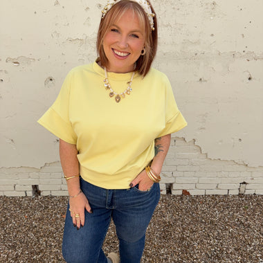 Shana Butter Yellow Top