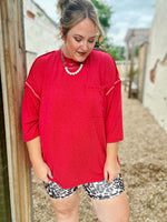 Kayla Oversized Ribbed Top