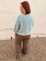 Karen Acid Wash Pants in Brown