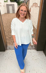 Stevie White Boho Top