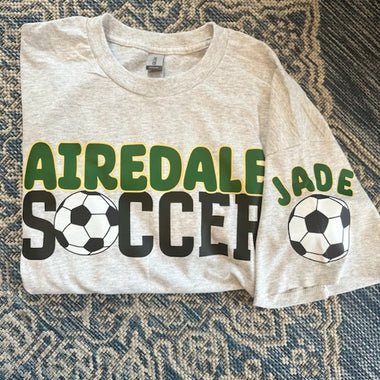 School Spirit Soccer Tee (Any School)